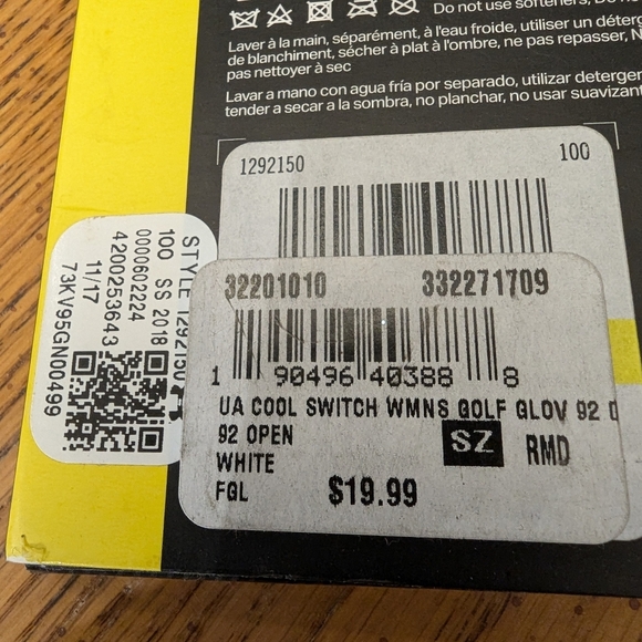 Under Armour Women's Cool Switch Golf Glove Size Medium right NIB - Picture 7 of 14